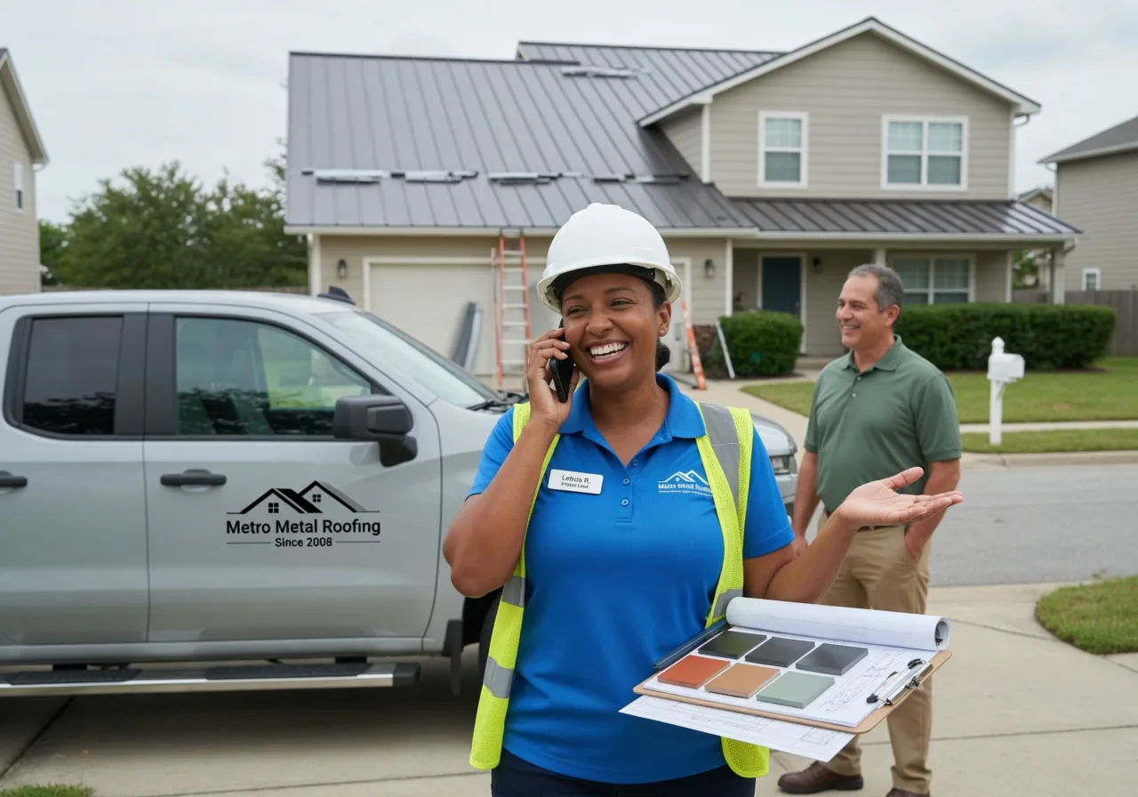 Storm Damage Metal Roof Repair in Rockland, MI